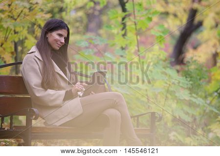 Woman With Tablet