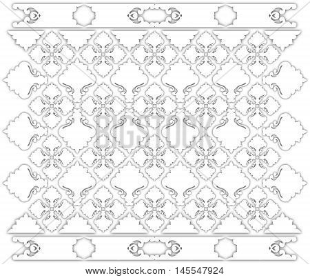 Abstract seamless geometric pattern with triangles vector