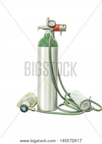 medical oxygen cylinder portable add clipping path