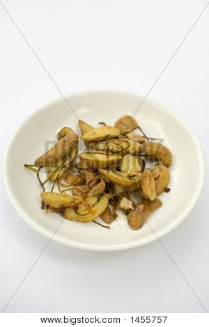 Batatas assadas alevinos