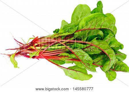 Fresh Young Beets Sudio Photo on White