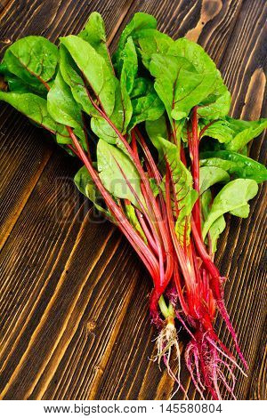 Fresh Young Beets Sudio Photo on Wood
