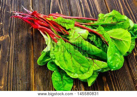 Fresh Young Beets Sudio Photo on Wood