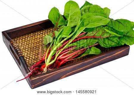 Fresh Young Beets Sudio Photo on White