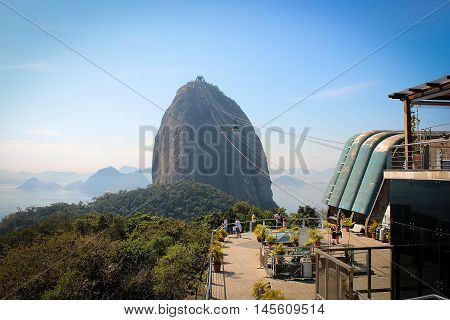 View from Pao de Acucar (Sugarloaf), Rio de Janeiro, Brazil