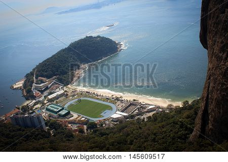 View from Pao de Acucar (Sugarloaf), Rio de Janeiro, Brazil