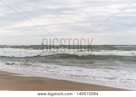 storm at sea blue weather, ripple, relentless