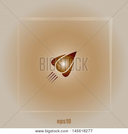 Rocket Icon Stock Vector