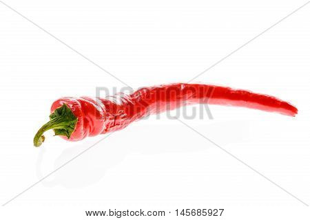 Red Hot Chili Peppers Cayenne, Serrano With Green Stem. Cayenne, Serrano Or S