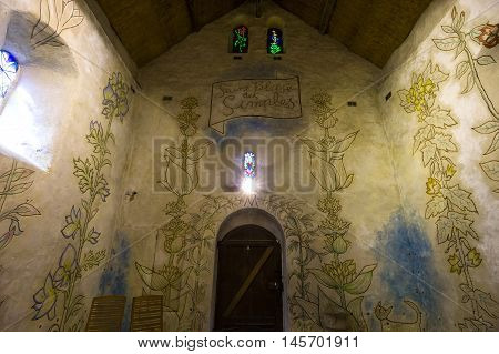 Saint Blaise Des Simples Chapel, Milly La Foret, France