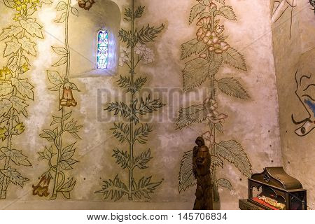 Saint Blaise Des Simples Chapel, Milly La Foret, France