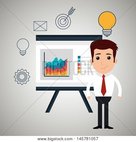 man board design icon vector illustration eps 10