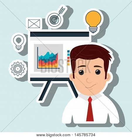 man board design icon vector illustration eps 10