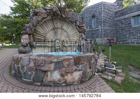 Boldt Castle in the summer season on the St. Lawrence Seaway