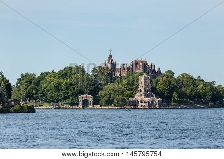 Boldt Castle located on the St. Lawrence Seaway