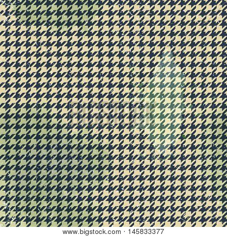 Seamless houndstooth pattern in vintage style