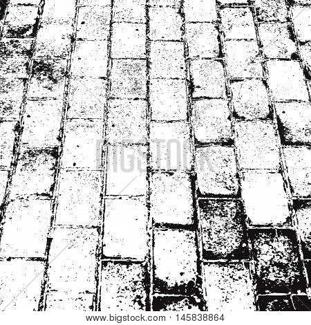 Overlay Bricks texture. Distressed Grunge Background. Empty Design Element. EPS10 vector.