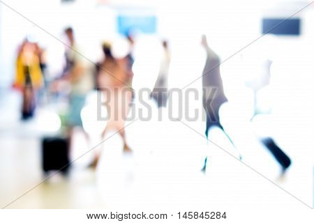 Abstract people background, with intentionally blurred effect