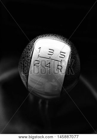 Gear stick for manual transmission in car