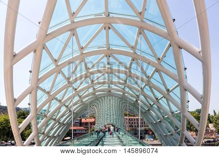 Bridge Of Peace In Tbilisi, Geaorgia