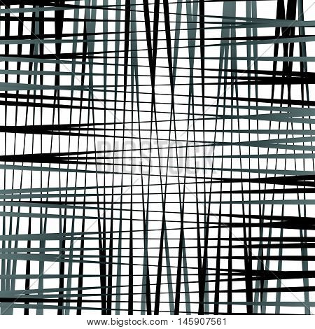 Irregular Mesh, Grid With Random Lines. Abstract Geometric Texture.