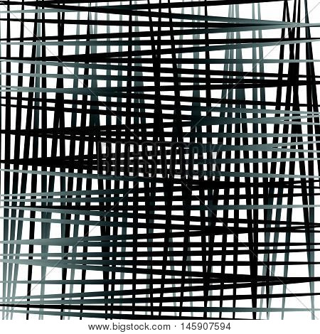 Irregular Mesh, Grid With Random Lines. Abstract Geometric Texture.
