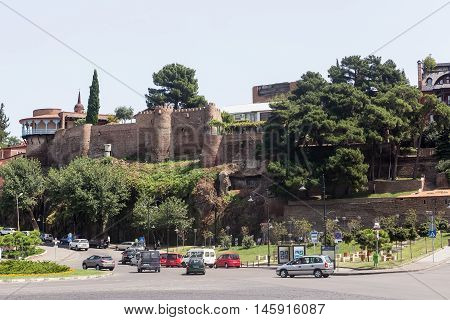 Old Town In The Capital Of Georgia.tbilisi