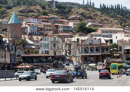 Old Town In The Capital Of Georgia.tbilisi
