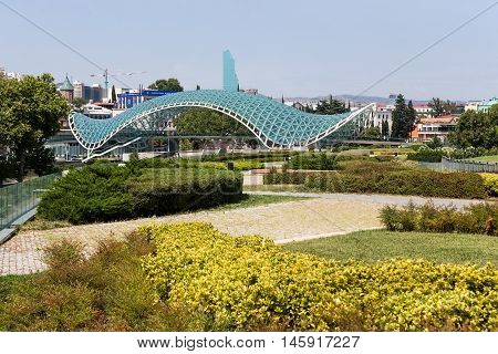 Bridge Of Peace In Tbilisi, Geaorgia