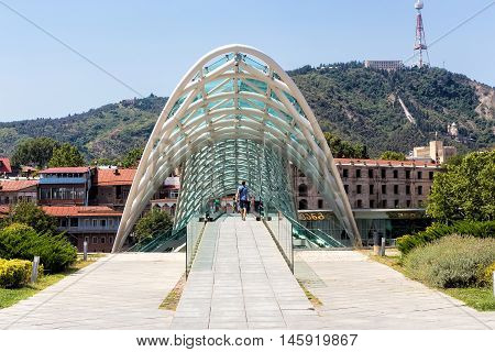Bridge Of Peace In Tbilisi, Geaorgia