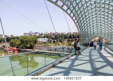 Bridge Of Peace In Tbilisi, Geaorgia
