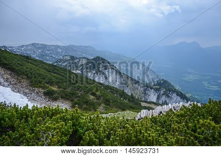 View from Untersberg Mountain in Salzburg, Austria
