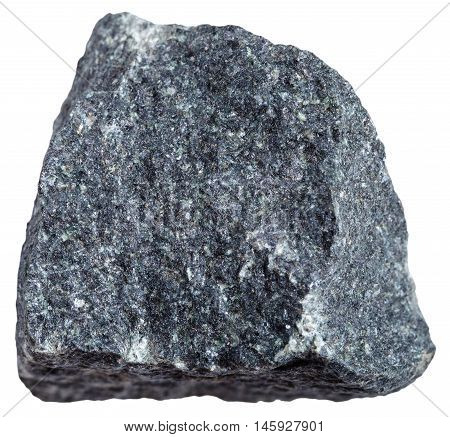 Gabbro Stone Isolated On White Background