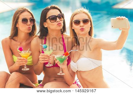 Girls At The Pool
