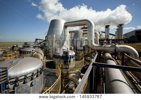 Sugar Cane Industrial Mill Processing Plant In Brazil