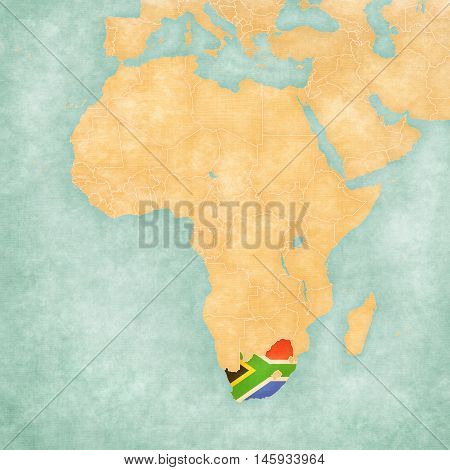 Map Of Africa - South Africa