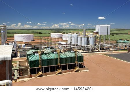 Sugar Cane Industrial Mill Processing Plant In Brazil