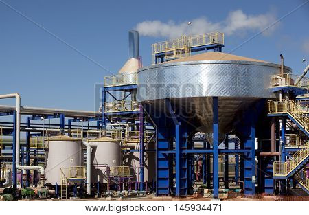 Sugar Cane Industrial Mill Processing Plant In Brazil