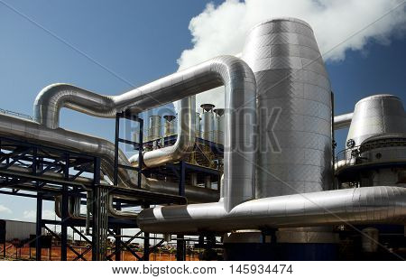 Sugar Cane Industrial Mill Processing Plant In Brazil