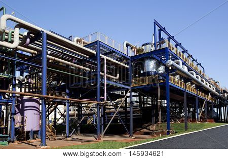 Sugar Cane Industrial Mill Processing Plant In Brazil