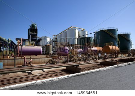 Sugar Cane Industrial Mill Processing Plant In Brazil