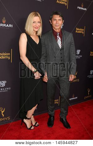 LOS ANGELES - AUG 22:  Yvonne Boismier Phillips, Lou DIamond Phillips at the Television Academy's Performers Peer Group Celebration at the Montage Hotel on August 22, 2016 in Beverly Hills, CA