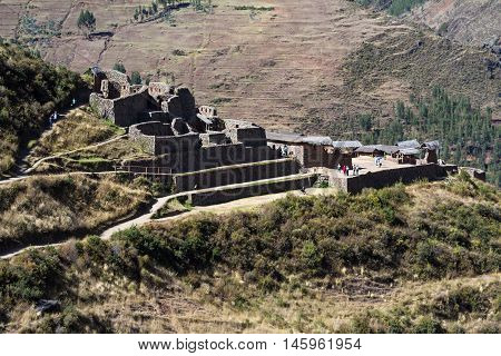 Pisac Ruins In Peru