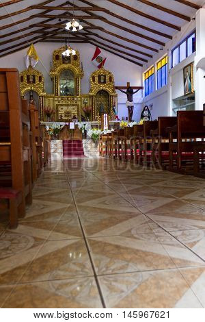 Catholic Church In Machu Pichu