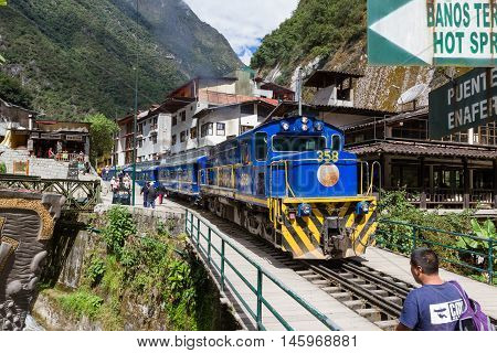 Train In Aguas Clients Or Machu Pichu