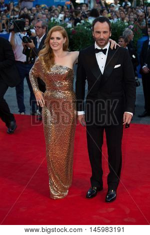 Amy Adams, Tom Ford at the premiere of Nocturnal Animals at the 2016 Venice Film Festival.
September 2, 2016  Venice, Italy