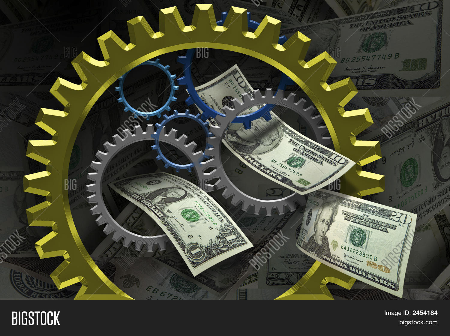 Gears Money Image & Photo (Free Trial) Bigstock
