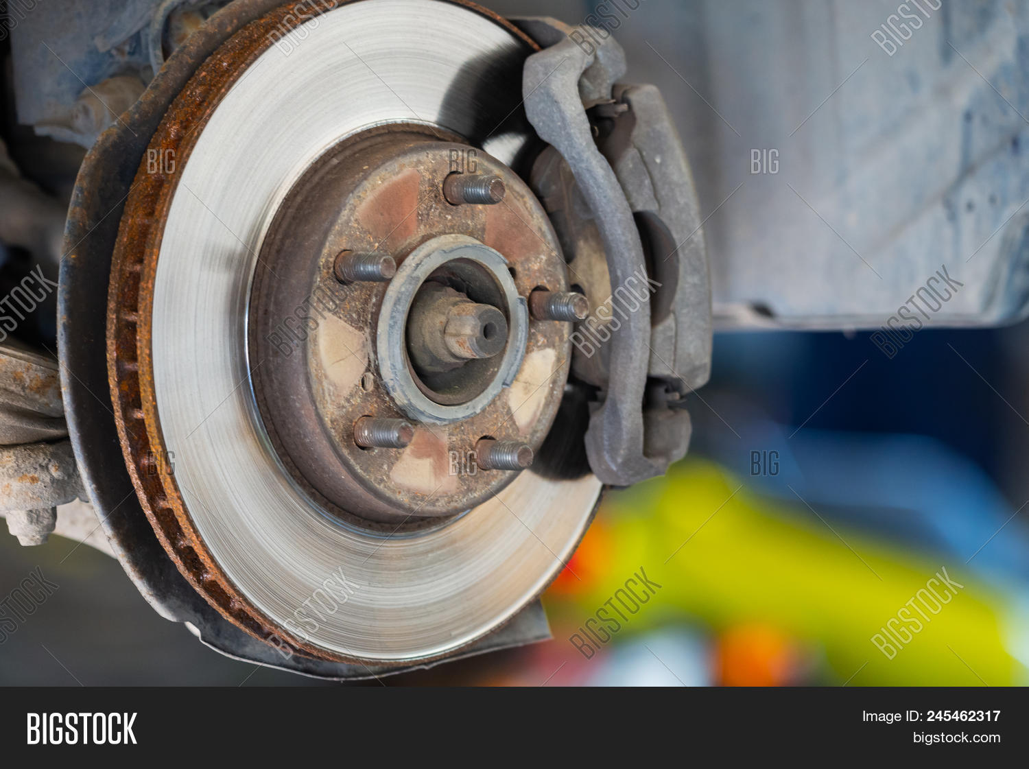 Front Disc Brake On Image & Photo (Free Trial) Bigstock