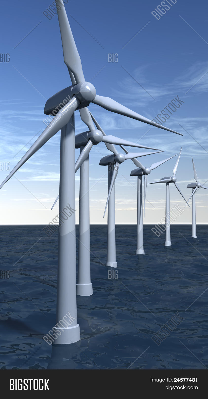 Offshore Wind Turbines Image & Photo (Free Trial) Bigstock