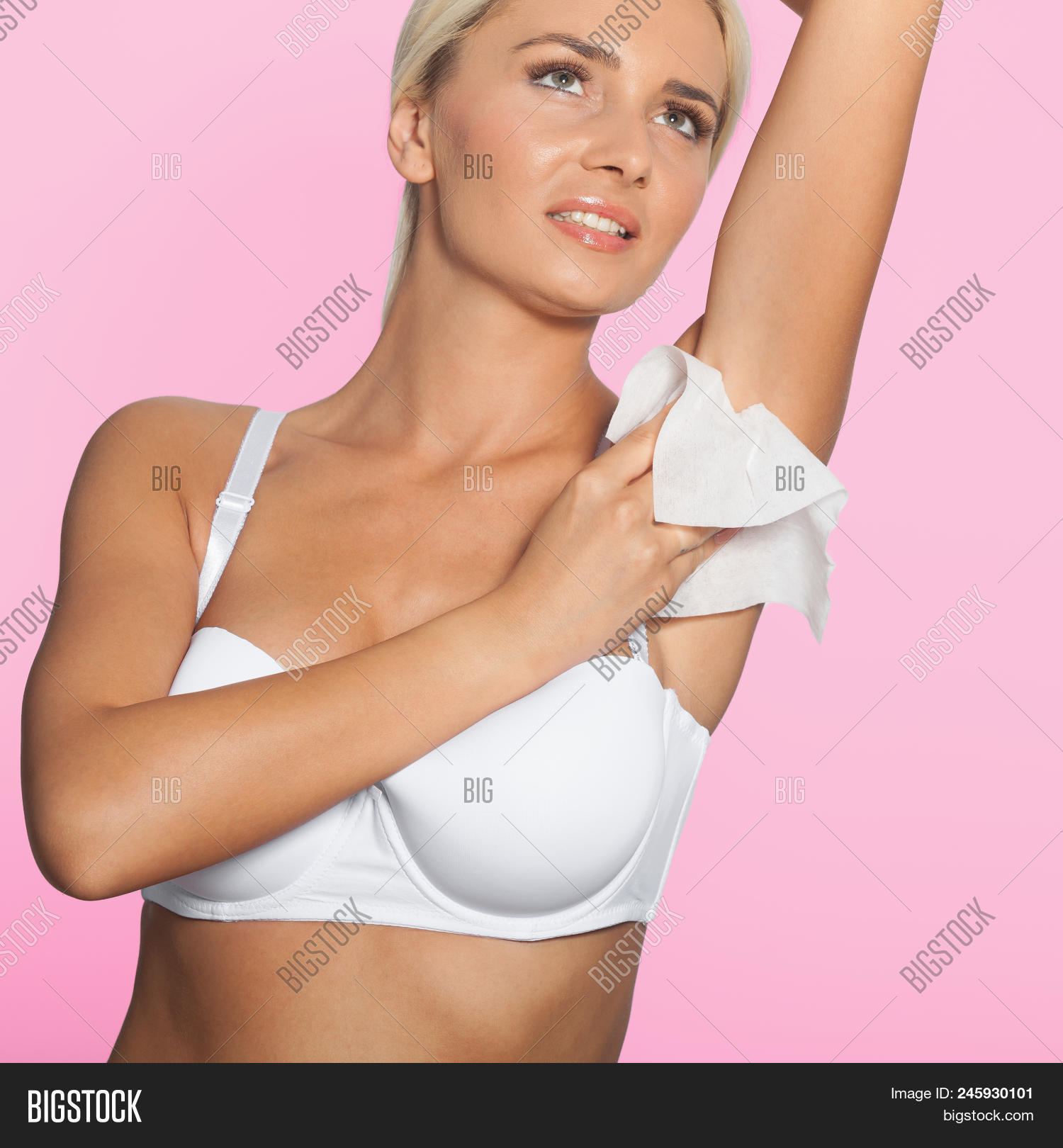 Woman Cleaning Armpit Image & Photo (Free Trial) Bigstock